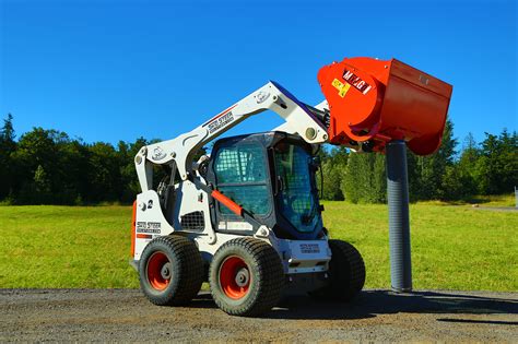 bobcat skid steer and excavator mix|skid steer concrete mixer attachment.